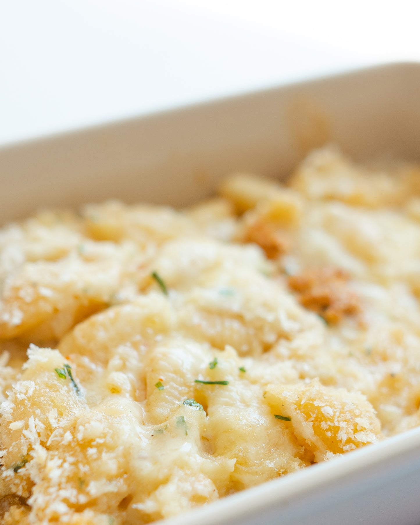THE CRAB MAC + CHEESE.
