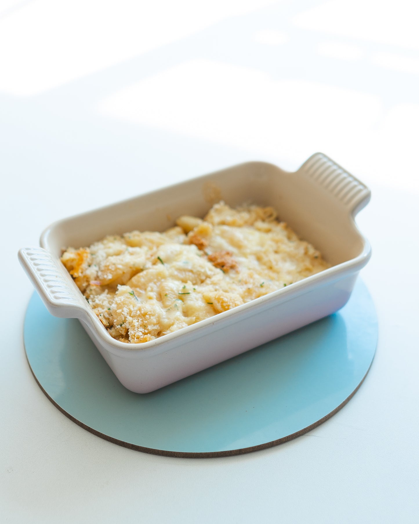 THE CRAB MAC + CHEESE.